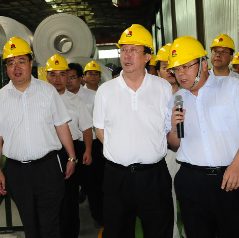 原河南省委書(shū)記郭庚茂到公司參觀指導(dǎo)